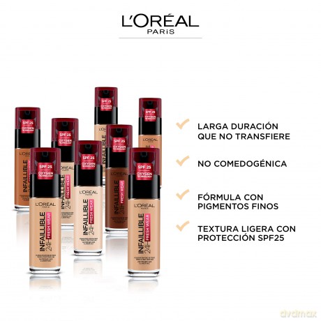 L'Oral Paris - Infaillible 32H Fresh Wear 355 Neutral Undertone foundation - 30 ml