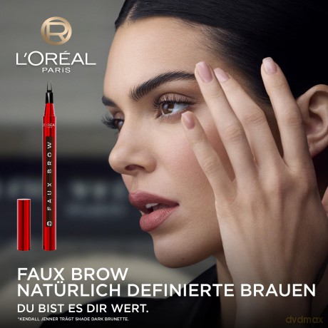 L'Oral Paris - Infaillible Faux Brow Pen - 393 Soft Black
