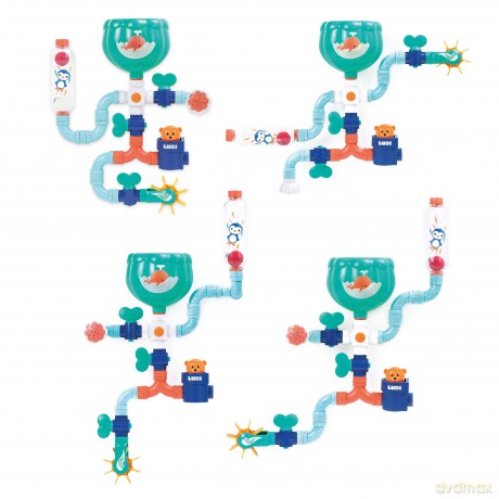 Młynek wodny z rurą LUDI - Bath toys - Water circuit (LU40085)