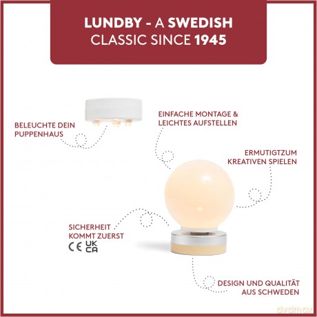 Lundby - Spotlights + Floor Lamp (18035)