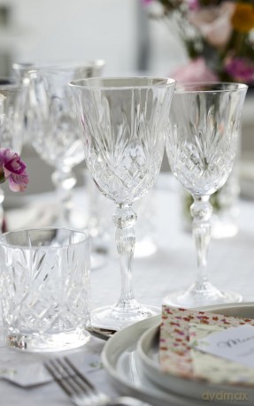 Lyngby Glas - Crystal Melodia Water Glass - 23 cl - Set of 6