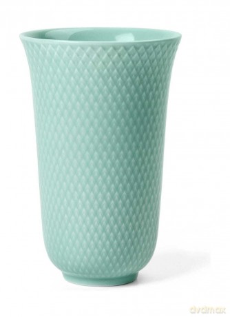 Lyngby Porceln - Rhombe Color Vase - 20cm - Aqua