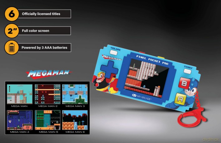 My Arcade - Mega Man Portable gaming system (Pixel Pocket Pro)