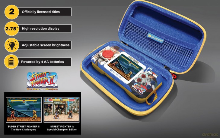 My Arcade - Super Street Fighter II Portable Gaming System + Travel Case