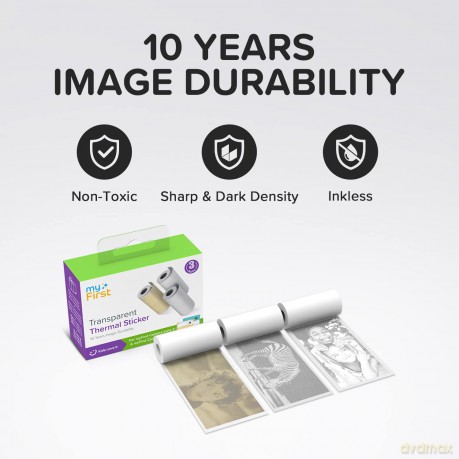 MyFirst - Camera Insta Thermal Sticker Transparent 2.0 (FC5706SA-NC01)