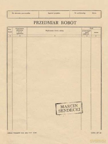 Przedmiar Robót - Marcin Sendecki [KSIĄŻKA]