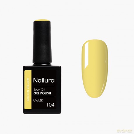 Nailura - Gel Polish 104 - Golden Yellow - 10 ml
