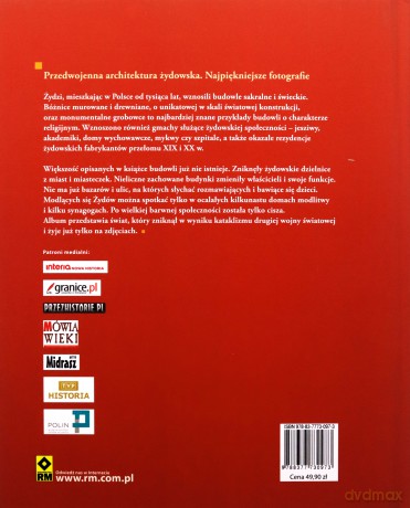 Przedwojenna Architektura Żydowska Najpiękniejsze Fotografie TW - Stanisław Kryciński [KSIĄŻKA]