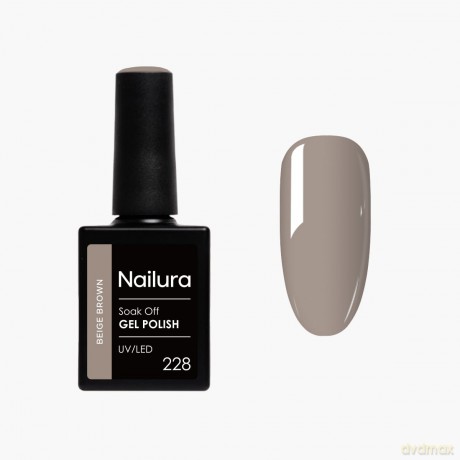 Nailura - Gel Polish 228 - Beige Brown - 10 ml