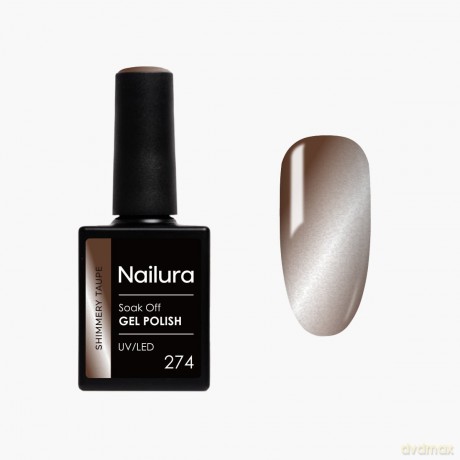 Nailura - Gel Polish 274 - Shimmery Taupe - 10 ml