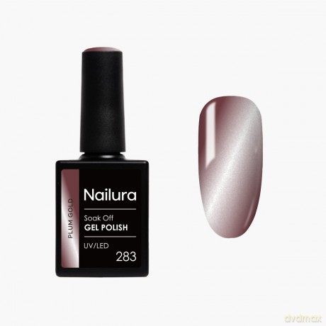Nailura - Gel Polish 283 - Plum Gold - 10 ml