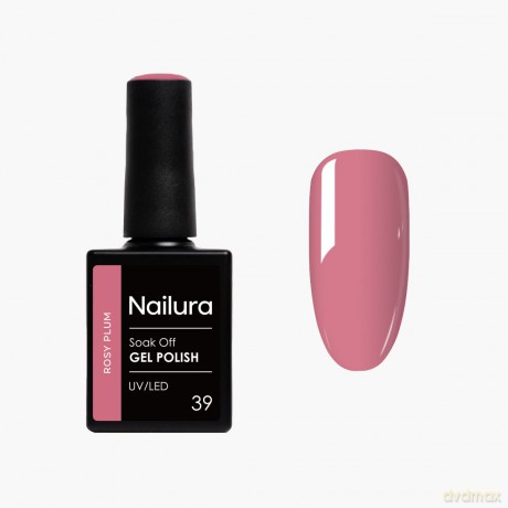 Nailura - Gel Polish 39 - Rosy Plum - 10 ml