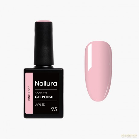 Nailura - Gel Polish 95 - Pink Rose - 10 ml