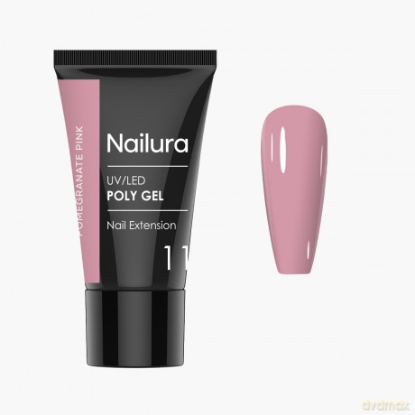 Nailura - Poly Gel 11 - Pomegranate Pink - 30 ml