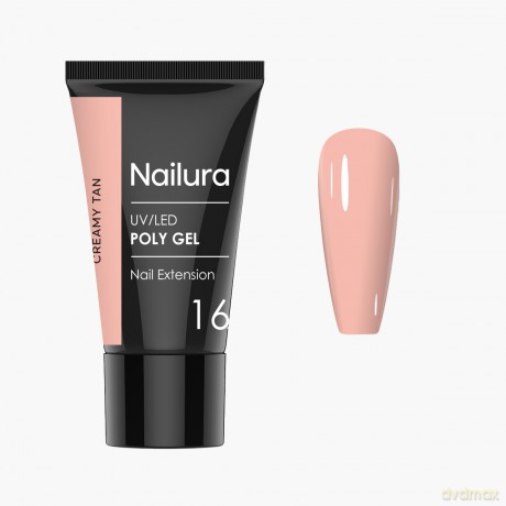 Nailura - Poly Gel 16 - Creamy Tan - 30 ml