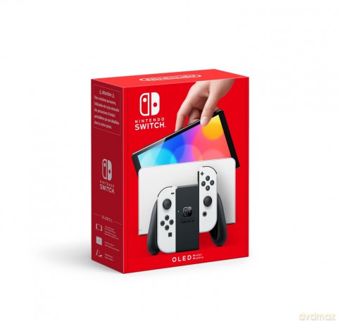 Nintendo Switch OLED Console with Joy-Con Black and White