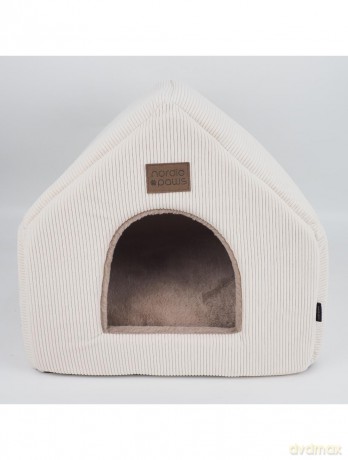 Nordic paws - Elva Cat Cave - Beige/Brown - 46 x 43 x 42 cm