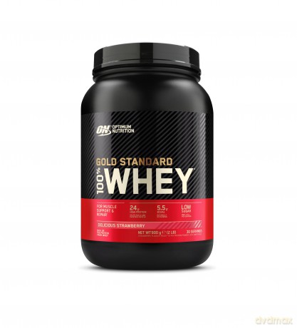 Optimum Nutrition - Gold Standard 100% Whey - Delicious Strawberry - 900 g