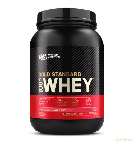 Optimum Nutrition - Gold Standard 100% Whey - Delicious Strawberry - 900 g