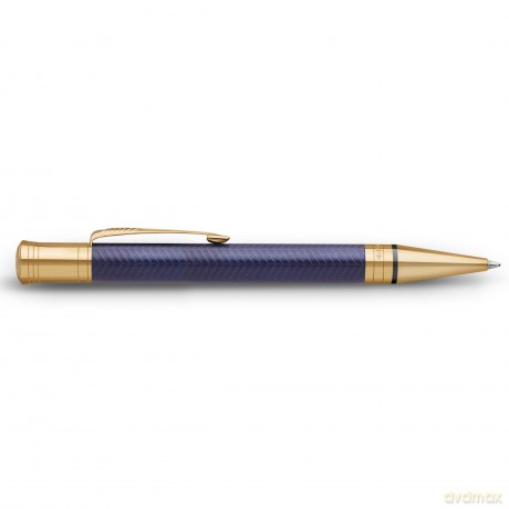 Parker - Duofold Ballpoint Pen - Prestige Blue Chevron - Medium Point Black Ink