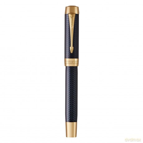 Parker - Duofold Centennial Fountain Pen - Prestige Blue Chevron - Medium