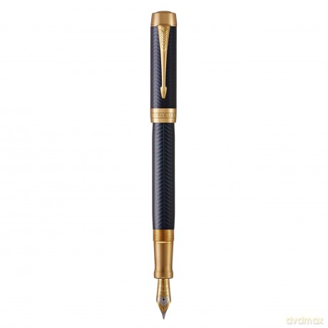 Parker - Duofold Centennial Fountain Pen - Prestige Blue Chevron - Medium