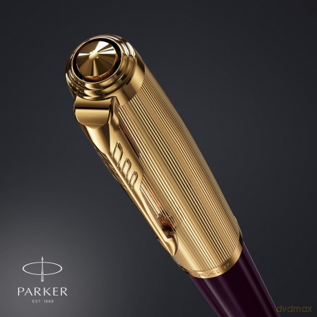 Parker - Parker 51 Fountain Pen - Deluxe Plum - Fine 18k Gold Nib