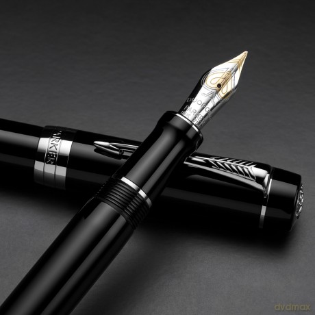 Parker - Parker Duofold Centennial Fountain Pen - Classic Black