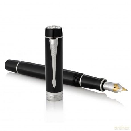 Parker - Parker Duofold Centennial Fountain Pen - Classic Black