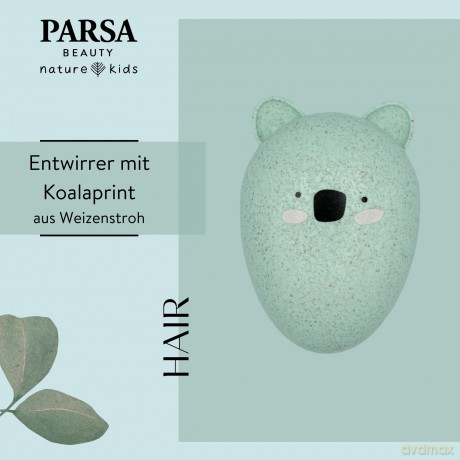 Parsa - Karlo Detangler Hairbrush - Koala Print - Compact