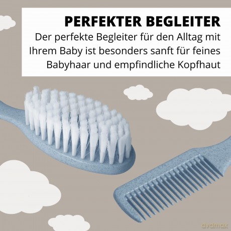 Parsa - My first hair care set in vegan bioplastic - Blue