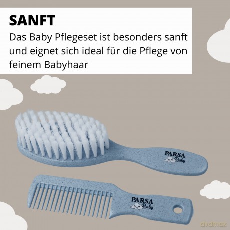 Parsa - My first hair care set in vegan bioplastic - Blue