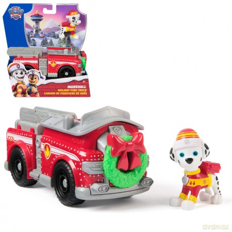 Paw Patrol - Christmas Vehicle - Marshall [FIGURKA]