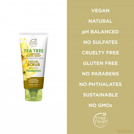 Petal Fresh - Pure Clear Complexion Pore Cleansing Scrub-Tea Tree