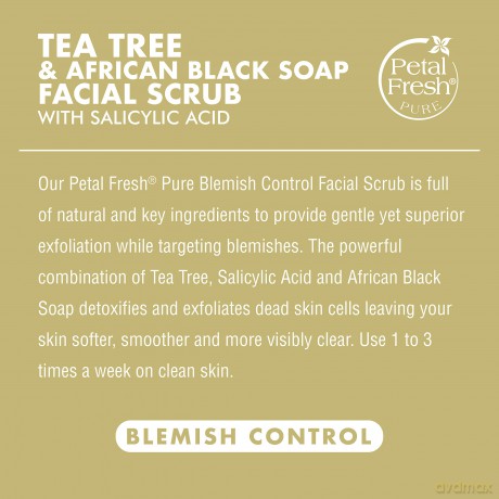 Petal Fresh - Pure Clear Complexion Pore Cleansing Scrub-Tea Tree