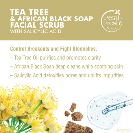 Petal Fresh - Pure Clear Complexion Pore Cleansing Scrub-Tea Tree