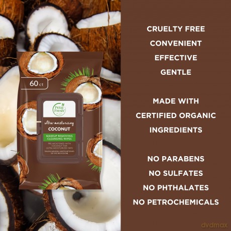 Petal Fresh - Pure Coconut Makeup Removing Wipes
