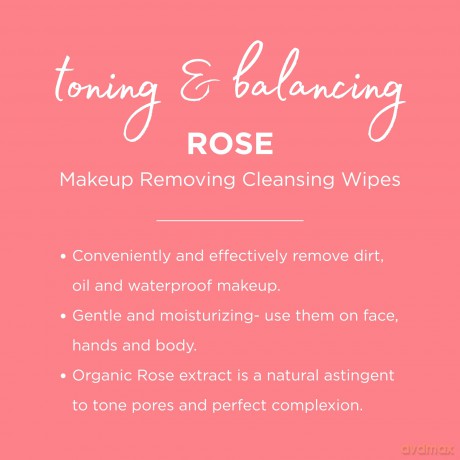 Petal Fresh - Pure Rose Makeup Removing Wipes