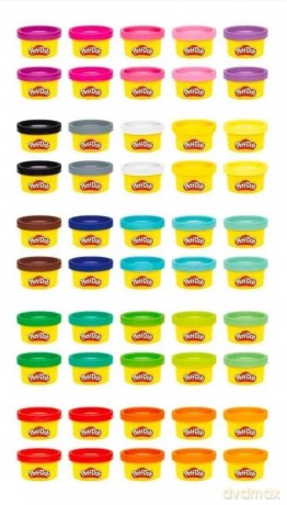 HASBRO PLAY-DOH CIASTOLINA 50 MINI TUB ZESTAW 2+