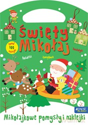 Święty Mikołaj Mikołajowe Pomysły I Naklejki Książeczka Torebeczka [KSIĄŻKA]