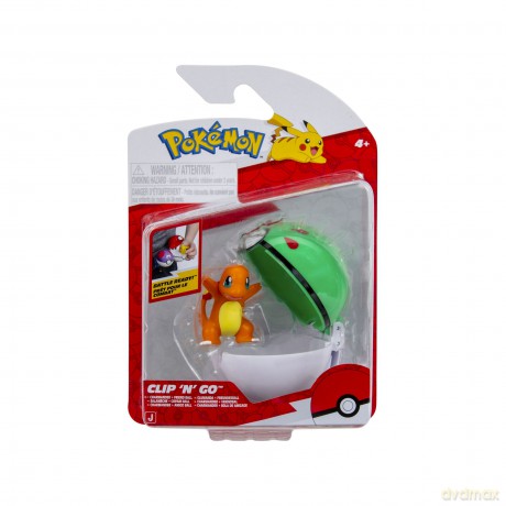 Pokemon - Clip N Go Charmander with Friend Ball (PKW4162) [FIGURKA]