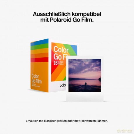Polaroid - Go Gen 2 Purple + Color Film Bundle (16 Photos)