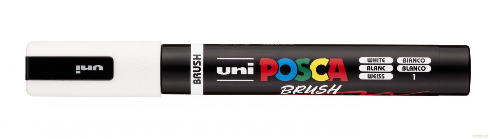 Posca - Brush PC-5BR - Hvid (401506-52)