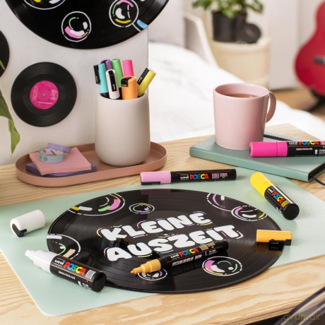 Posca - Fine Tip Pen - Basic Colors, 8 pc (401659)