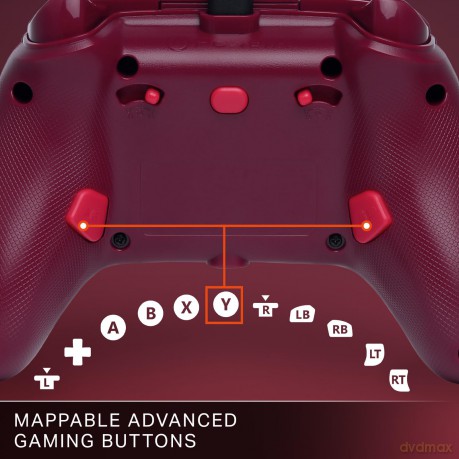 PowerA - Advantage Wired Controller - Red Blaze