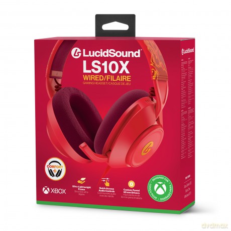 PowerA - LucidSound LS10X Gen 2 Wired Gaming Headset for Xbox Series X - S - Red Blaze