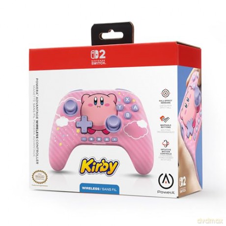 PowerA - PowerA Advantage Wireless Controller Nintendo Switch 2 - Kirby Puff