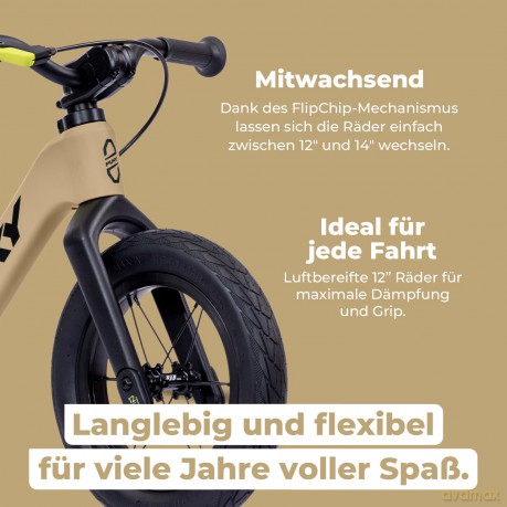 Rowerek biegowy Puky - NEXT balance bike 12 sand (4150)