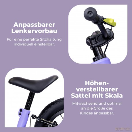 Puky - NEXT Balance Bike 14 Lilac (4147)