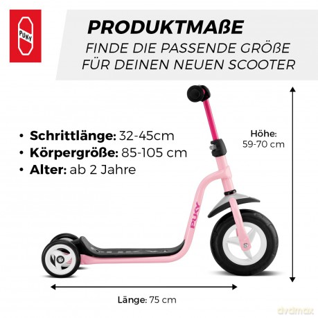 PUKY - Scooter R1 Retro Rose (5097)